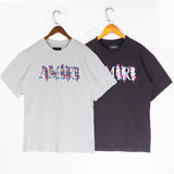 Amiri T Shirt Color Letter Printing