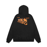 Men Hoodie Printed Hooded Loose Sweater Men's Hiphop Autumn and Winter Head Shirt