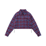 Women Long Sleeve Shirt Women's Short Long Sleeve Shirt Autumn Leisure Ins Embroidered Shirt