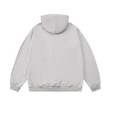 Men Hoodie English Letters Printed Hoodie Washed Old Men Loose Autumn Winter Coat