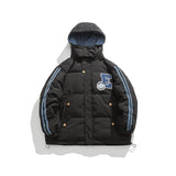 Men Jacket Retro Workwear Cotton-Padded Coat Men's Winter Loose
