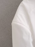 Women T-Shirt Autumn Long Sleeve Loose Mid-Length Blouse Design Sense