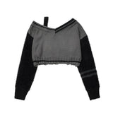Women Sweater Girls' Spring and Autumn Letter Embroidered Sweater