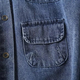 Women T-Shirt 2 Vintage Distressed Oversize Casual Denim Jacket Coat for Women