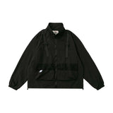Unisex Jacket Autumn Waterproof Stand Collar Coat Women's Clothing