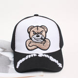 Plam Angle Hat Fashion Baseball Cap Bear Parrot Embroidery