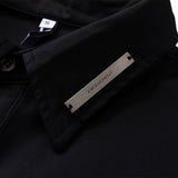 Men Long Sleeve T Shirt Solid Color Long Sleeve Men's Ins Fashion Brand Street Loose Half-Sleeve Top