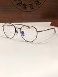 CHH Chrome Hearts Glasses Simple and stylish ultra-light titanium round frame glasses