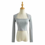 Women T-Shirt Vest Solid Color Fashion Suit