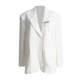 Frankie Shop Hourglass Blazer Autumn Fashion Casual Loose Suit Jacket