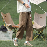 Men Sweatpants Men's Summer Outdoor Cotton Loose Straight Casual