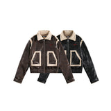 Unisex Jacket Winter Lambskin Hot Girl Leather Jacket