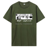 Japan Anime Men's T Shirt Kurapika Harajuku Street Casual