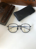 CHH Chrome Hearts Glasses Simple and stylish ultra-light titanium square glasses frame