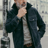 Men Jack Men's Casual Fashion Open Lining Solid Color Coat