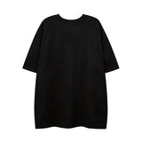 Men T Shirt Vintage Angel Print Short-Sleeved T-shirt Men and Women Ins Style Couple