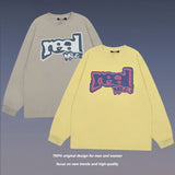 Men Long Sleeve Shirt Casual Long Sleeve Couple T-shirt Men and Women Oversize Idle Style Loose