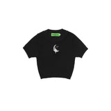 Women Sweater Short Sleeve Sweater Women's Short T-shirt Top