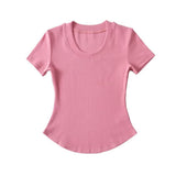 Women's T-Shirt Short-Sleeved T-shirt Women's Short Summer Top