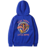Stay Trippy Little Hippie Print Sweatshirt Hoodie