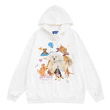 Men Hoodie Animal Printed Hoodie Men's Pullover Top