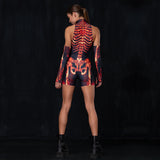 Women Jumpsuit Printed Sleeveless Jumpsuit Shorts for Women
