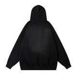 Men Hoodie Oversize Extra Large Loose Hooded Pullover Sports Top Spring and Autumn
