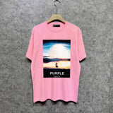 Purple Brand T Shirt Short Sleeve T-shirt Blouse