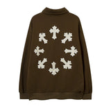 Men Hoodie Embroidered Sweater Men's Loose Casual Spring and Autumn