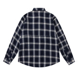 Men Long Sleeved T Shirt Retro Plaid Long Sleeve Shirt Men Spring Autumn Outerwear Tops Casual Loose