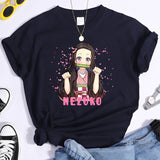 Kamado Nezuko Graphic T Shirt Women's Fashion Anime