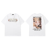 Men T Shirt Printed Short-Sleeved T-shirt Dark Country Fashion Brand Couple Casual
