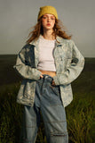Unisex Jacket Autumn Three-Dimensional Denim Jacket Women's Clothing