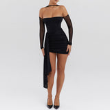 Women Desses Stitching Dress Slimming Hip Skirt Women