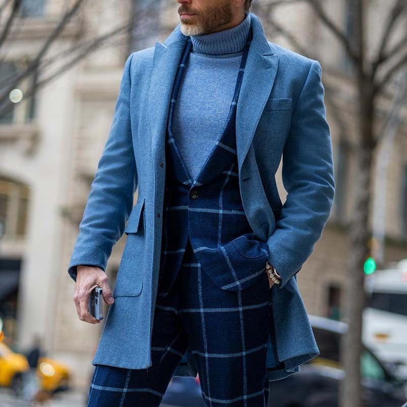 Men Jack Fall Winter Men Trench Coat Coat Top
