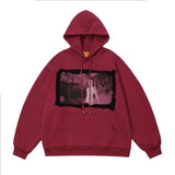 Men Hoodie Figure Printed Hoodie Male