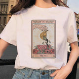 Women's Tarot Card Flower Funny Time Ladies Cartoon Fashion