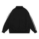 Men Hoodie Letter Embroidered Lapel Sweater Men's Loose Sports Spring and Autumn