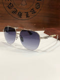 Chrome Hearts Sunglasses Light Luxury Fashion Exquisite Half Frame Sunglasses
