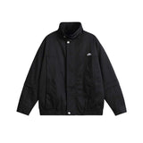 Unisex Jacket Autumn Two-Color Zipper Casual Jacket Women's Clothing