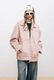 Unisex Jacket Autumn Zipper Pu Jacket Women's Clothing