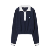 Women Sweater Short Knitwear for Girls Spring and Autumn Leisure Sweater