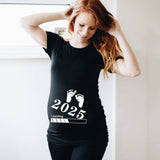Loading Printed Maternity T Shirt Pregnant