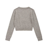 Women Sweater O-neck Short Knitwear Women's Casual Sweater