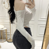 Women's Long Sleeve Shirt Women's Slimming Bottoming Shirt Long Sleeve