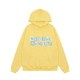 Men Hoodie Embroidered Letter Hooded Sweater Men's Loose Pullover Long Sleeve Hoodie