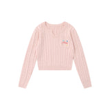 Women Sweater Short Knitwear for Girls Autumn Leisure Pullover Sweater