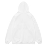 Men Hoodie Flocking Embroidered Hoodie Men's Loose Hoodie