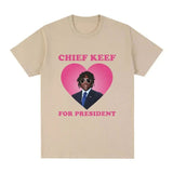Chief Keef T Shirt Rapper Chef Keef für Präsident Drucken T-Shirt
