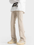 Men Sweatpants Overalls Men's Autumn High Street Design Sense Slim-Fitting Fashion Brand